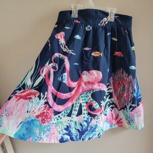 Small Modcloth Under the Sea skirt